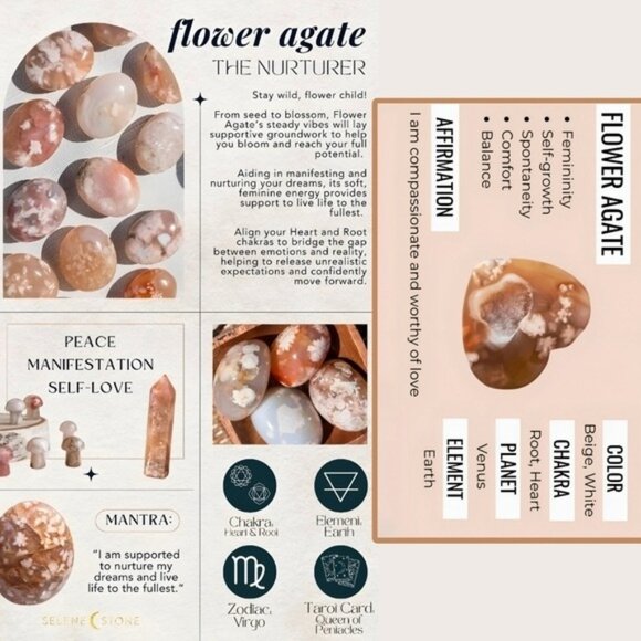 Learn About Sakura, Cherry Blossom or Flower Agate 💕🌸 - Picture 4 of 16